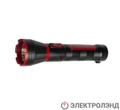 Фонарь светодиодный аккум. LED 2 режима 1Вт 500мА.ч прямая зарядка от 220В Космос KOCAcc103LED