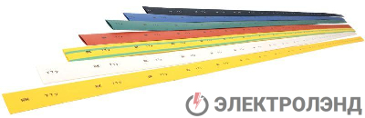 Трубка термоусадочная ТТУ 50/25 жел./зел. 1м ИЭК UDRS-D50-1-K52