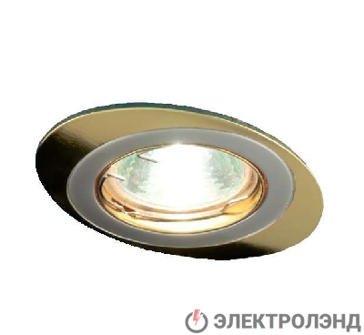 Светильник Orbita 51 1 24 литой поворот. комбинир. MR16 зол./никель/зол. MR16 ИТАЛМАК IT8043