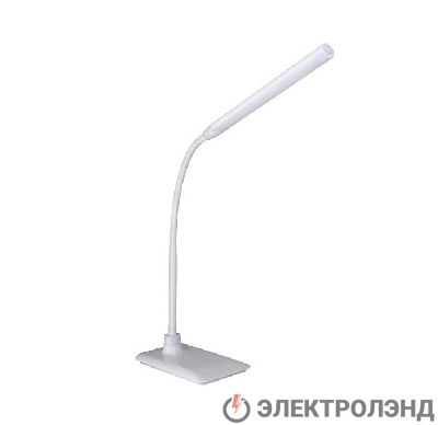 Светильник KD-792 С01 настол. 6Вт 230В 4000К сенсор. вкл. 4 уровня яркости бел. Camelion 12488