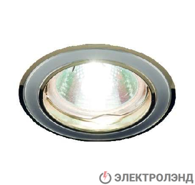 Светильник Nika 51 0 24 литой неповорот. комбинир. MR16 зол./никель/зол. ИТАЛМАК IT8164