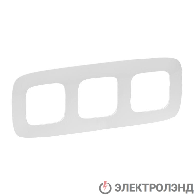 Рамка 3-м Valena Allure универсальная бел. Leg 754303