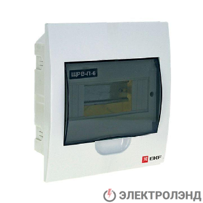 Щит распред. ЩРВ-П-6 IP40 EKF pb40-v-6