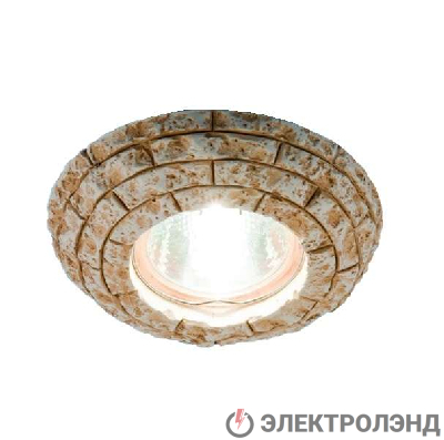 Светильник Verona 51 21 20 неповорот. MR16 античный камень ИТАЛМАК IT2033