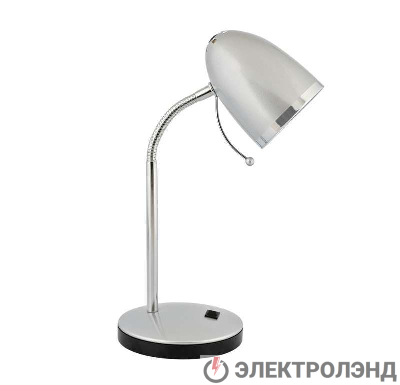 Светильник KD-308 C03 настол. база 230В 40Вт E27 серебр. Camelion 11478