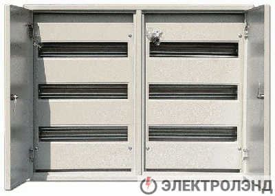 Корпус метал. навес. двудверный 520х685х120 90мод. IP31 SchE 30209DEK