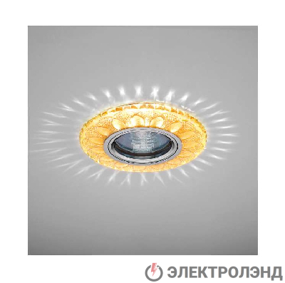 Светильник Emilia LED 51 1 76 декор. огран. полимер. со светодиод. подсвет. MR 16 чайн. ИТАЛМАК IT8676