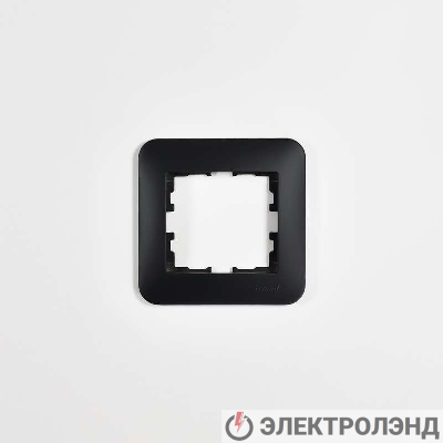 Рамка 1-м KARINA LIFE горизонт. черн. бархат LEZARD 708-4200-146